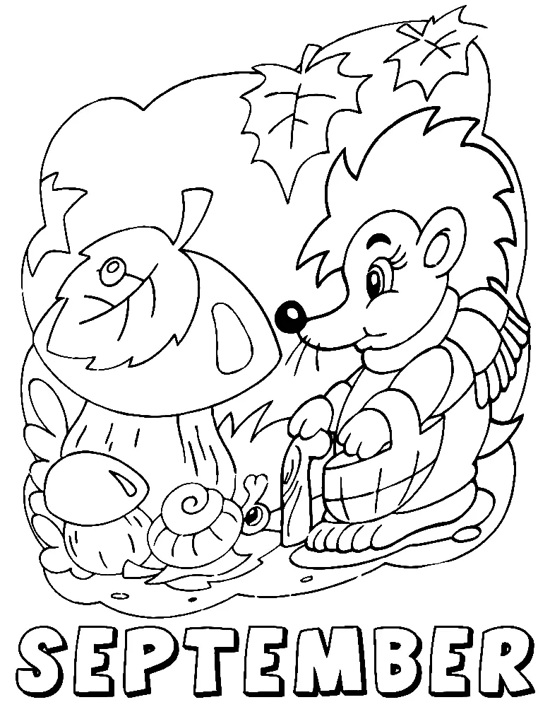 Desenhos de Setembro Para Colorir