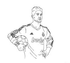 Ausmalbilder Sergio Ramos 2