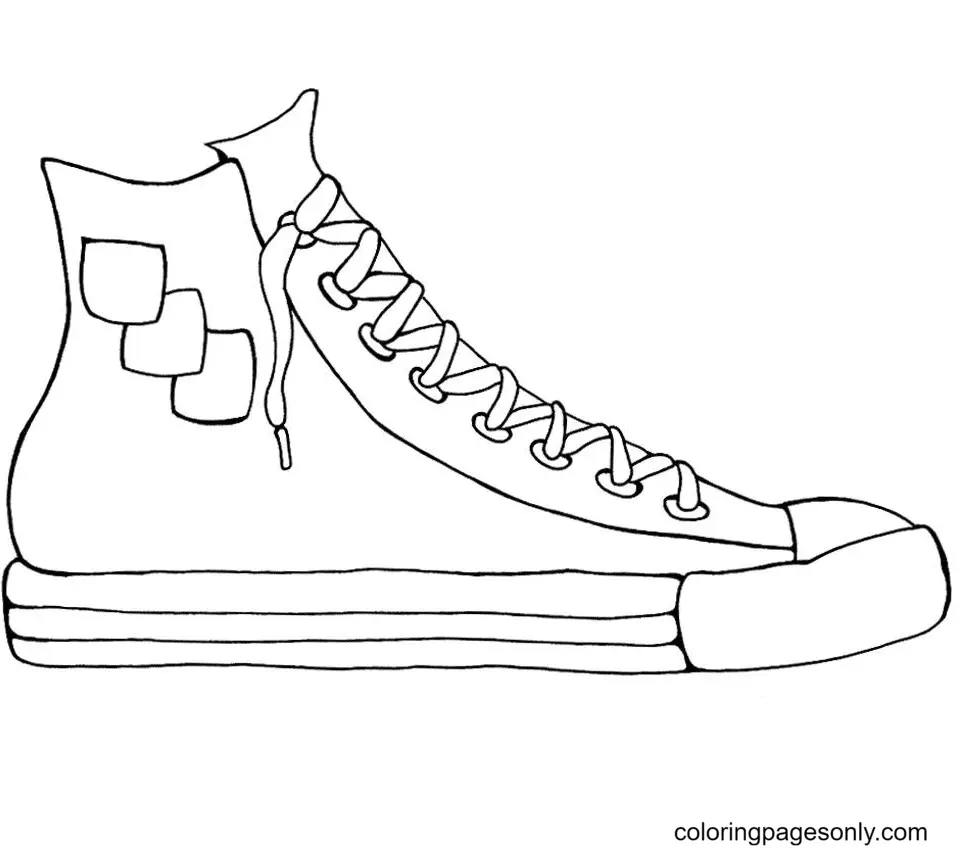 Ausmalbilder Schuh 12