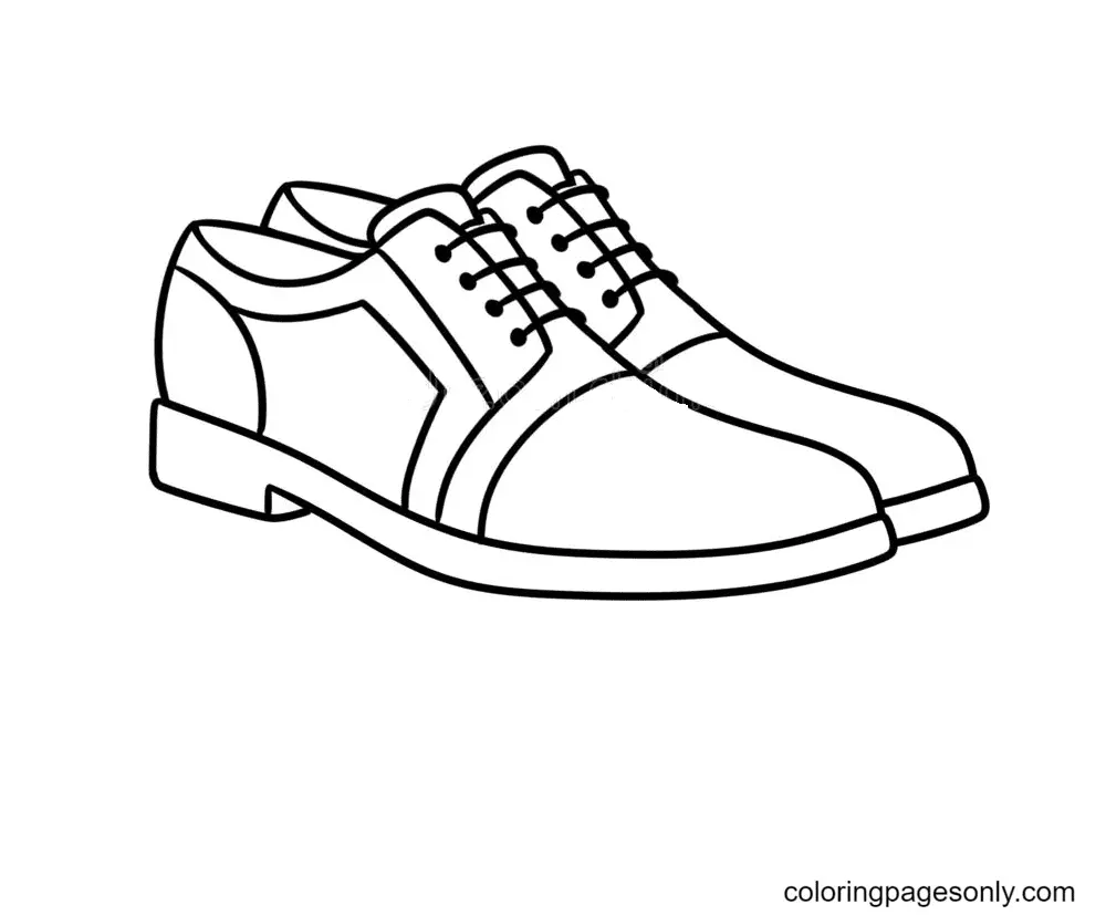 Ausmalbilder Schuh 20