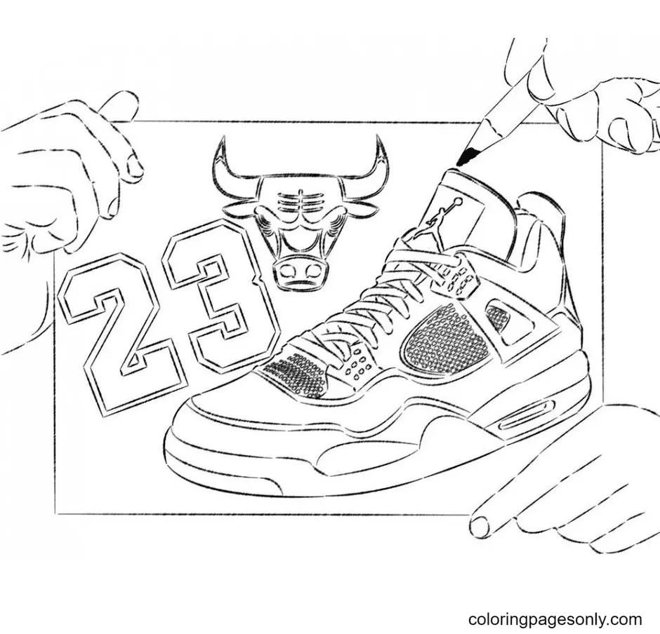 Zapatos Para Colorear 22