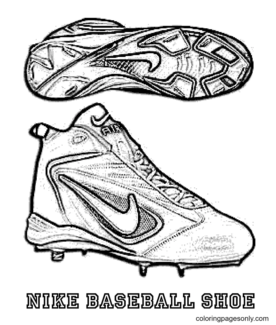 Desenhos de Sapatos Para Colorir 29