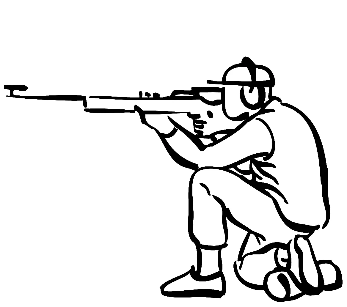 Shooting Sports Coloring Pages 5