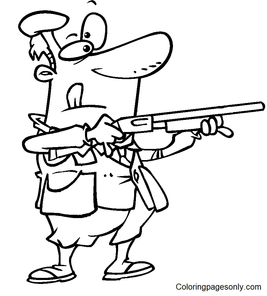 Shooting Sports Coloring Pages 7