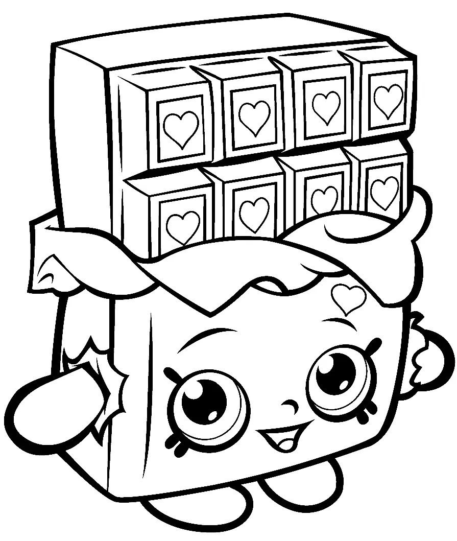 Shopkins Para Colorear 1