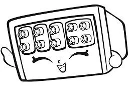 Shopkins Coloring Pages 196
