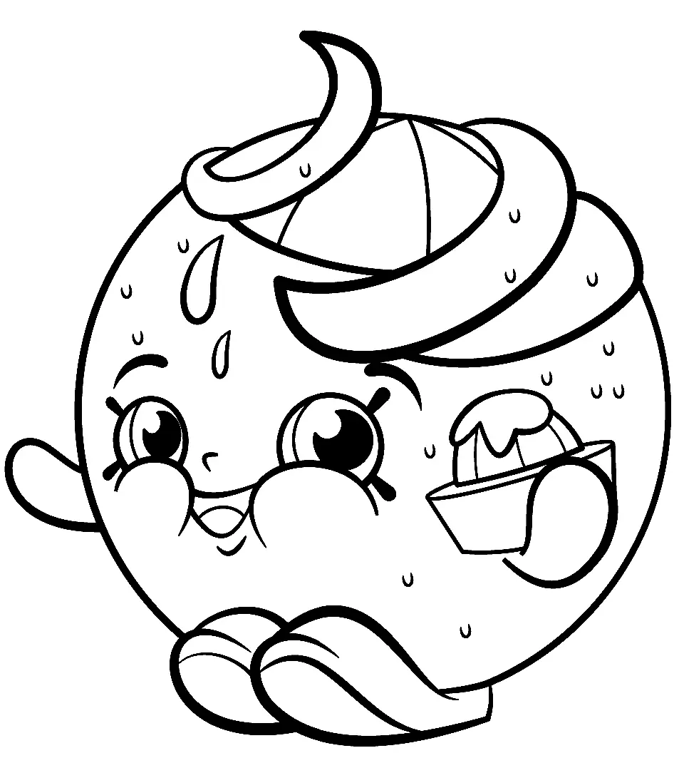 Shopkins Para Colorear 215