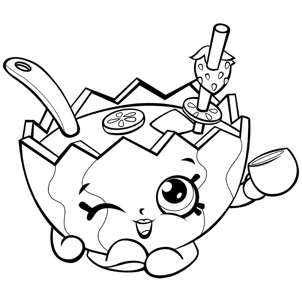 Desenhos de Shopkins Para Colorir 306