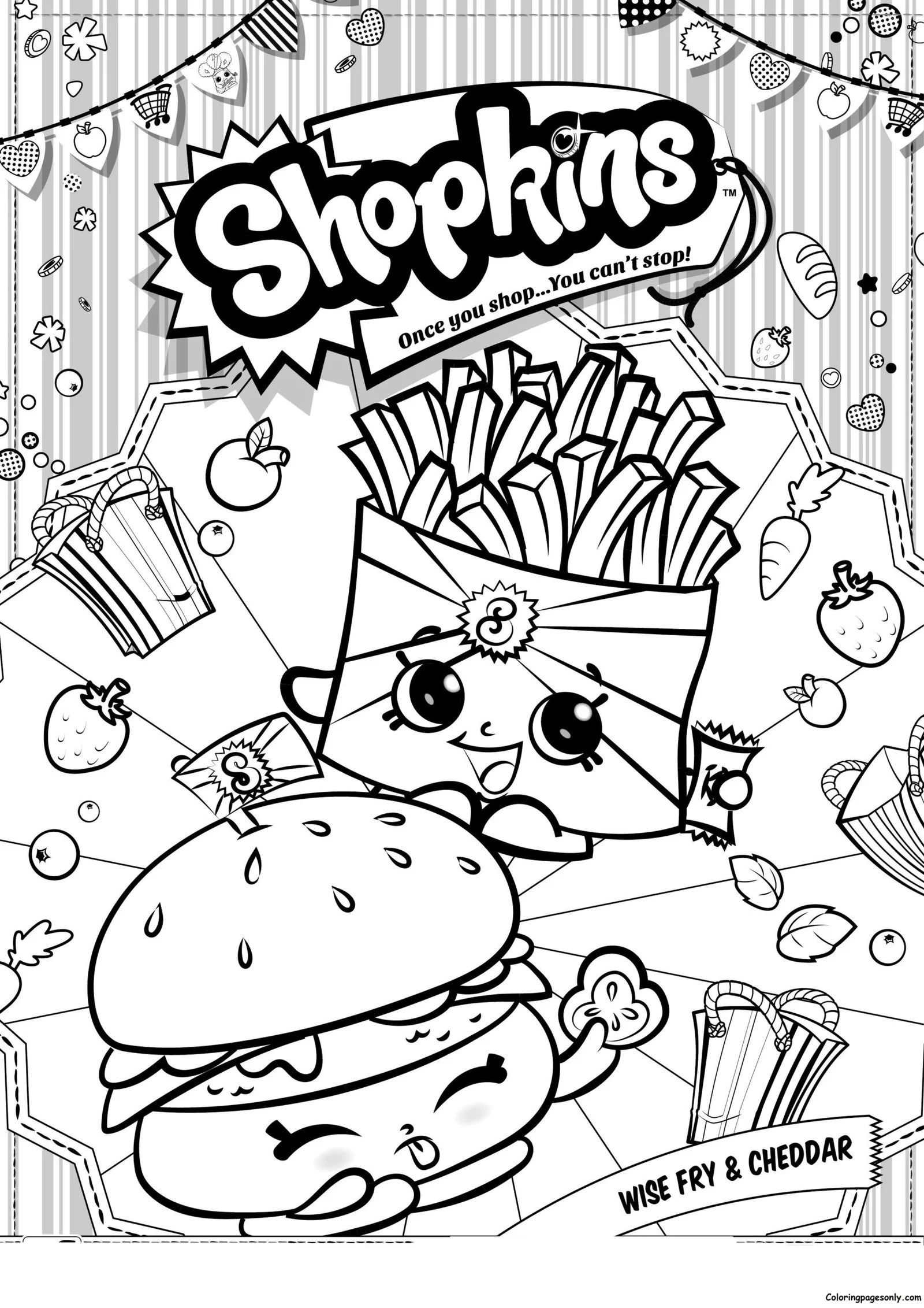 Shopkins Coloring Pages 331