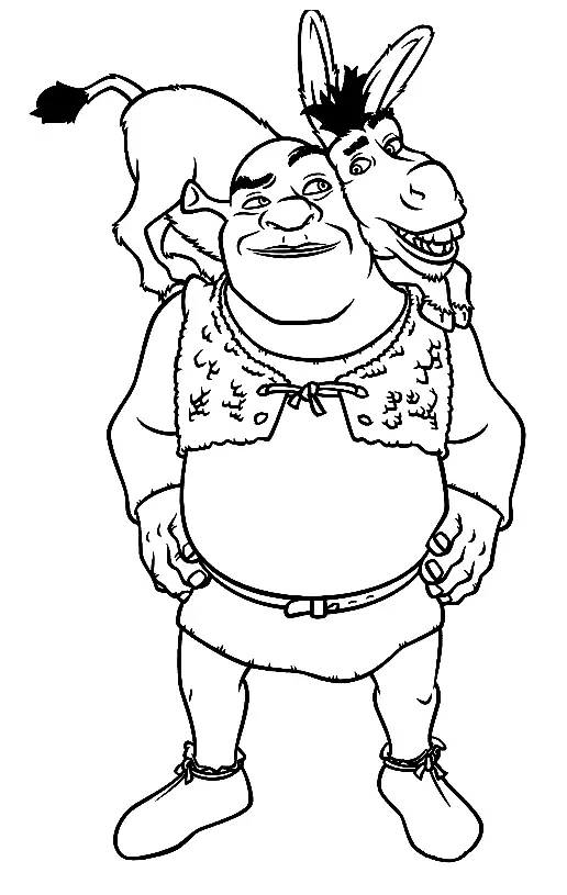 Shrek Coloring Pages 15