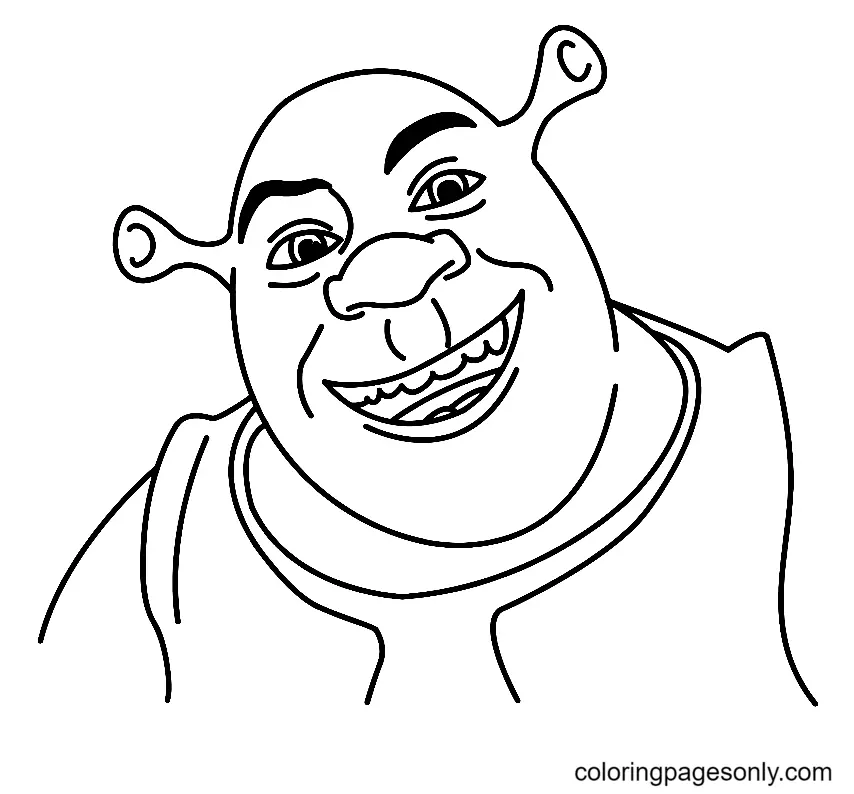 Shrek Ausmalbilder 2