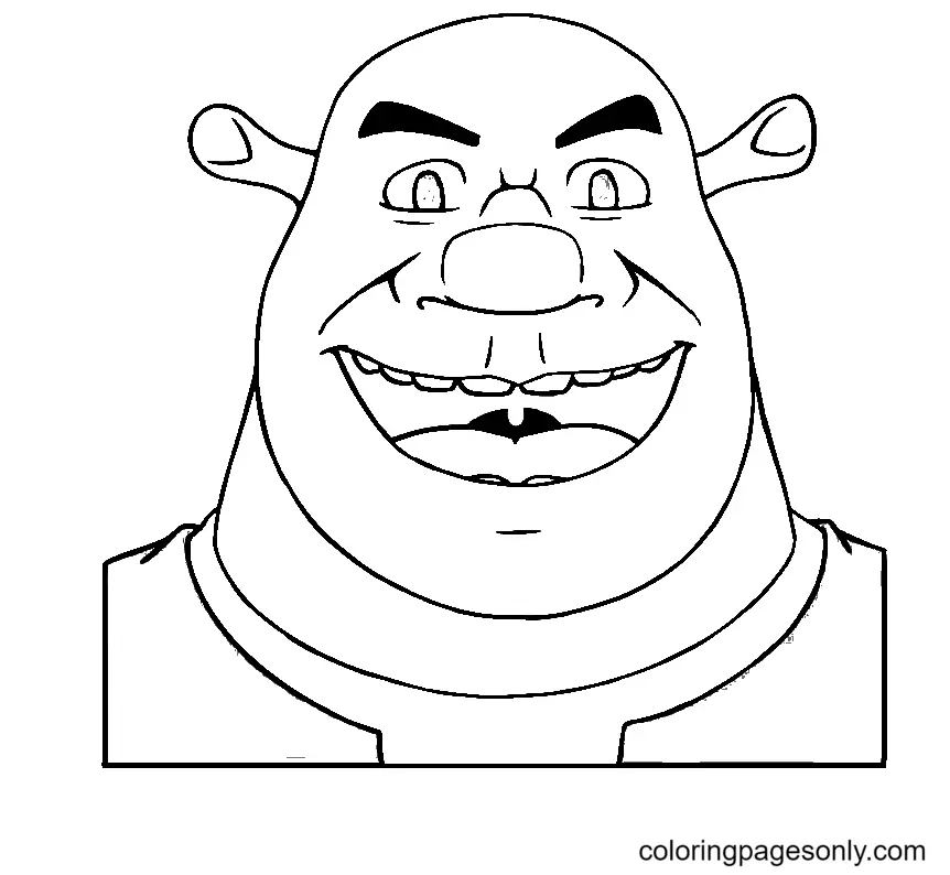 Shrek Coloring Pages 30