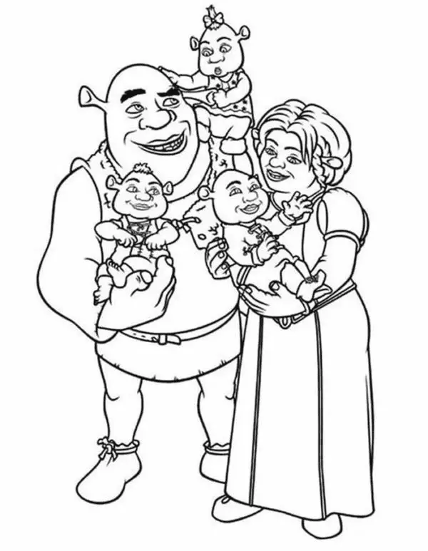 Shrek Para Colorear 31