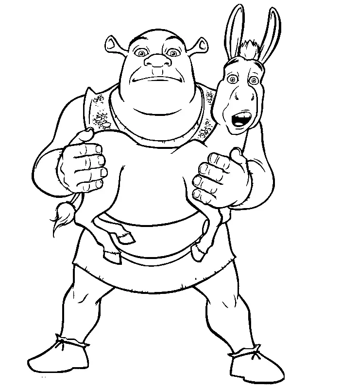 Shrek Ausmalbilder 32