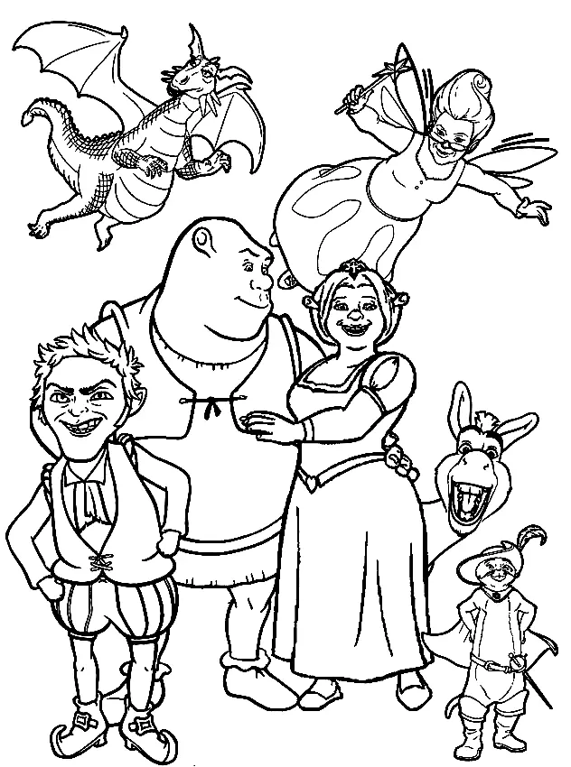 Shrek Ausmalbilder 37