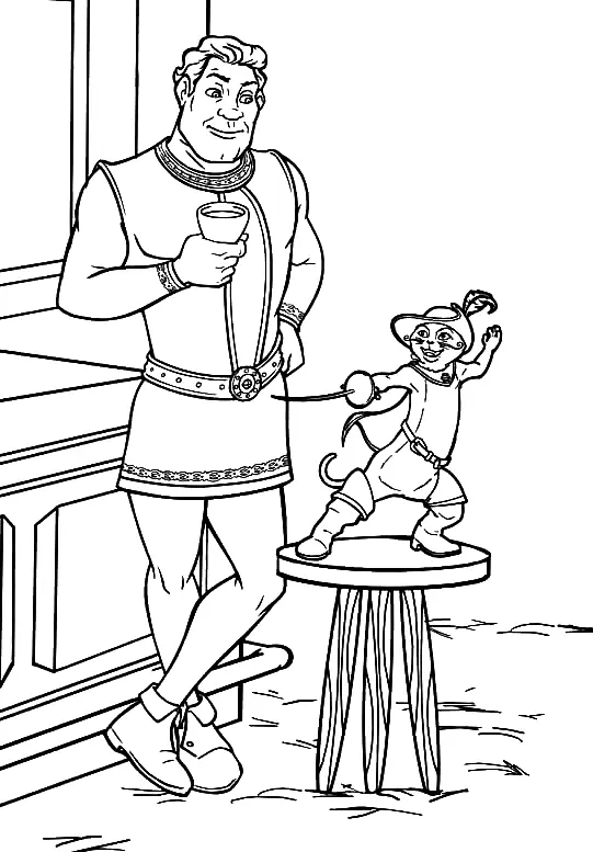 Shrek Ausmalbilder 4