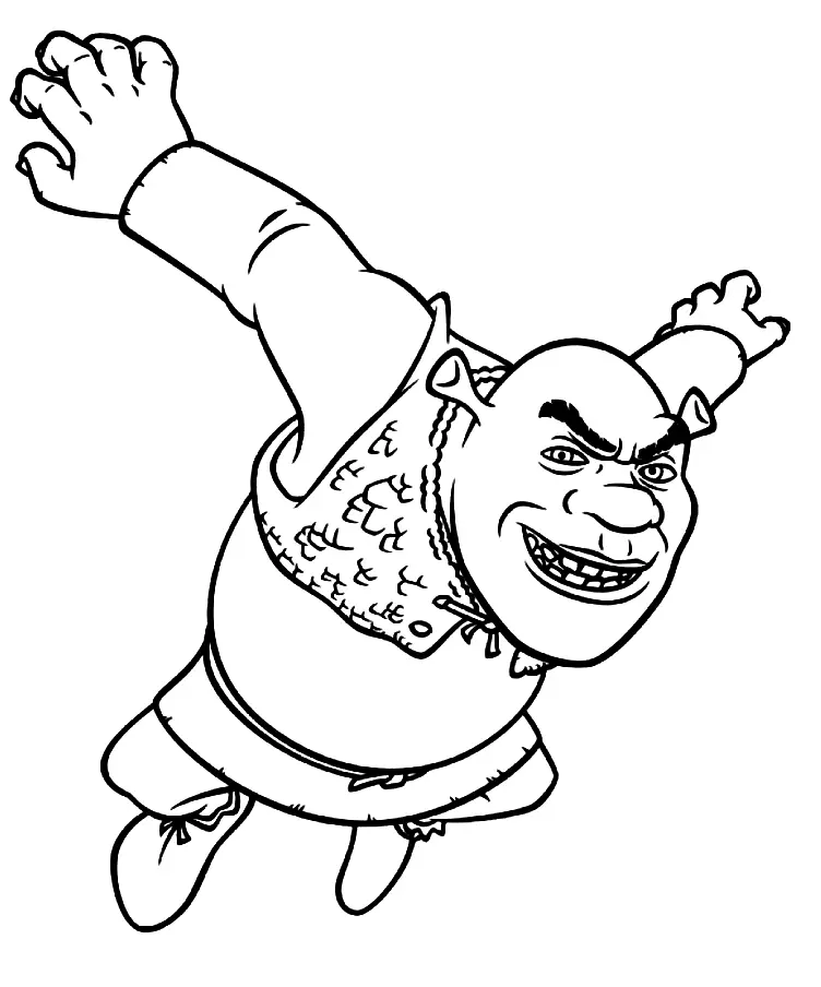 Shrek Para Colorear 51