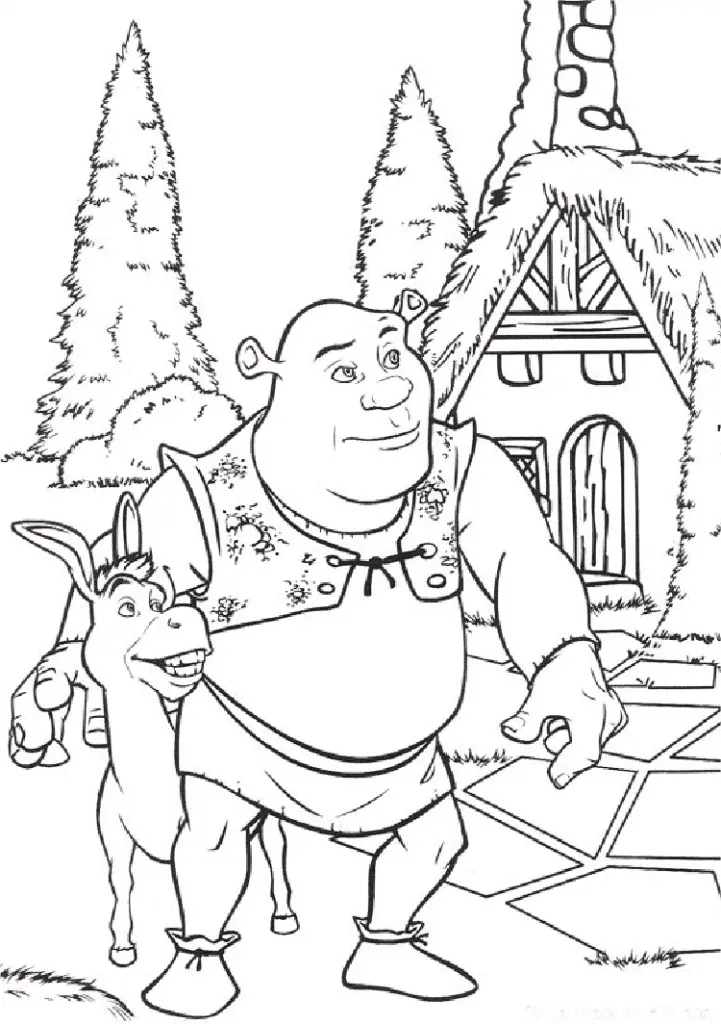 Shrek Para Colorear 55