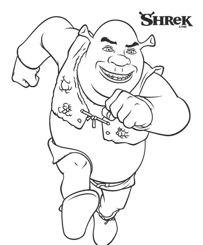 Shrek Coloring Pages 58