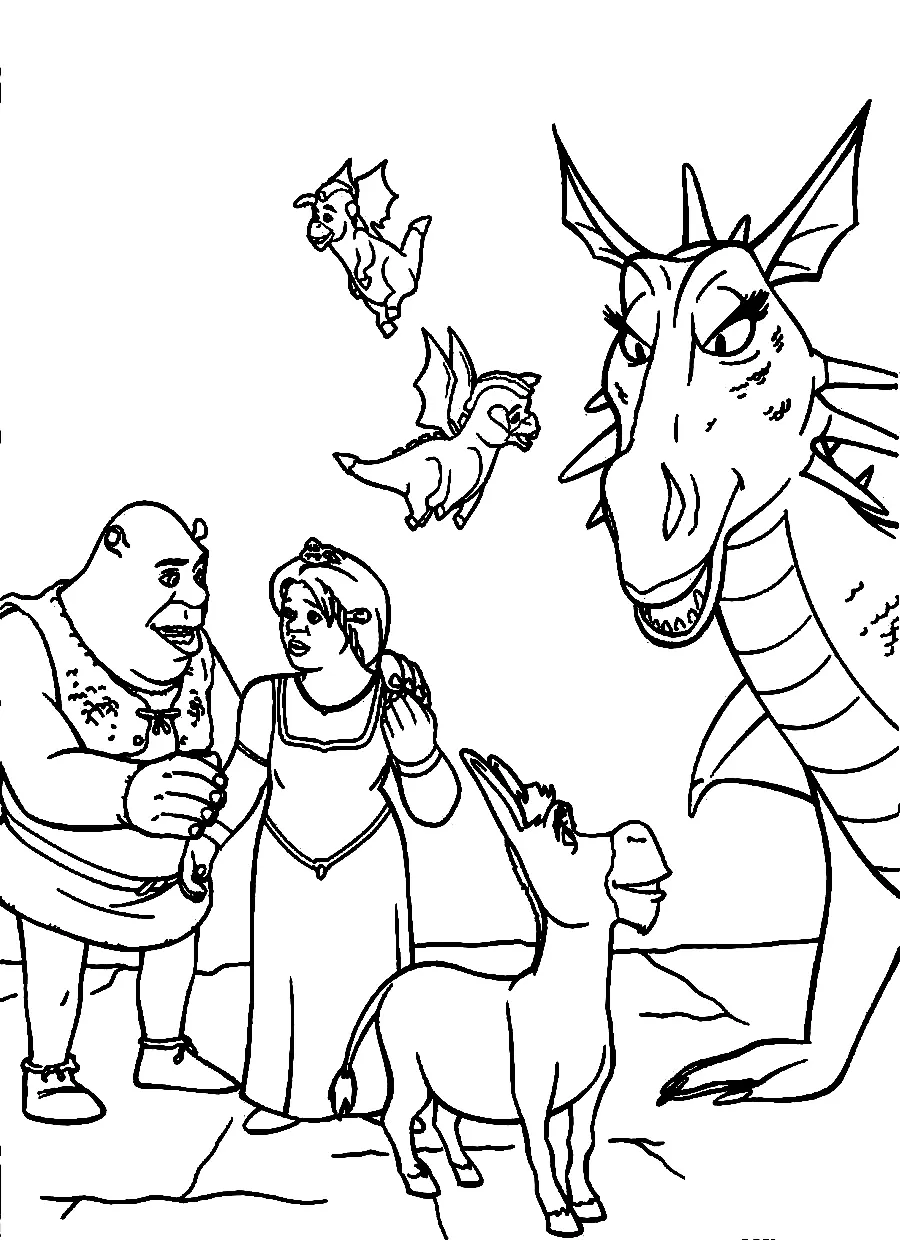Shrek Ausmalbilder 60