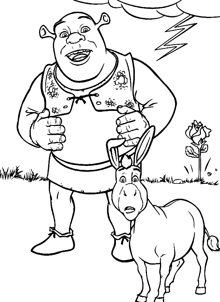 Shrek Para Colorear 65