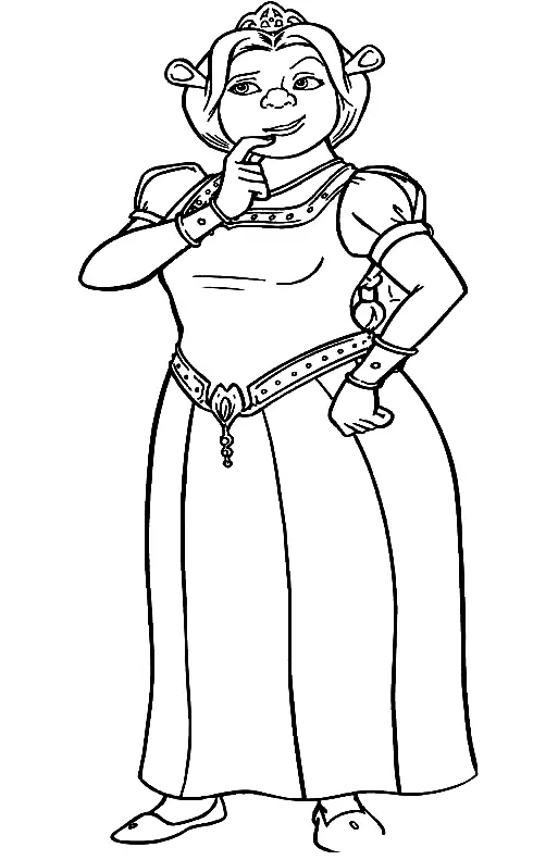 Shrek Para Colorear 71