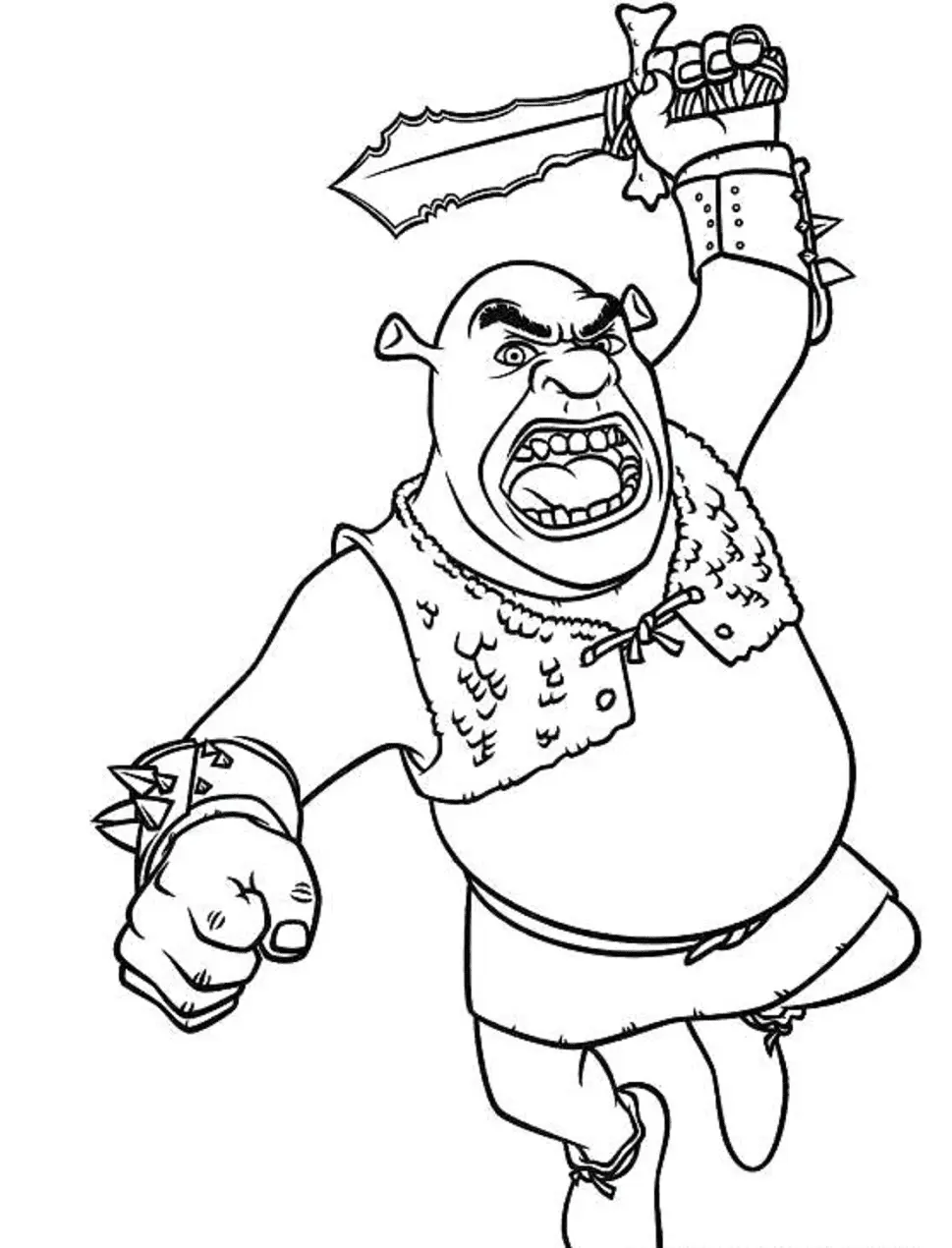 Shrek Coloring Pages 78