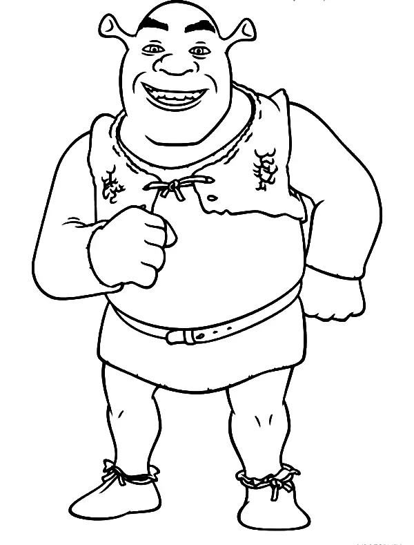 Shrek Para Colorear 8