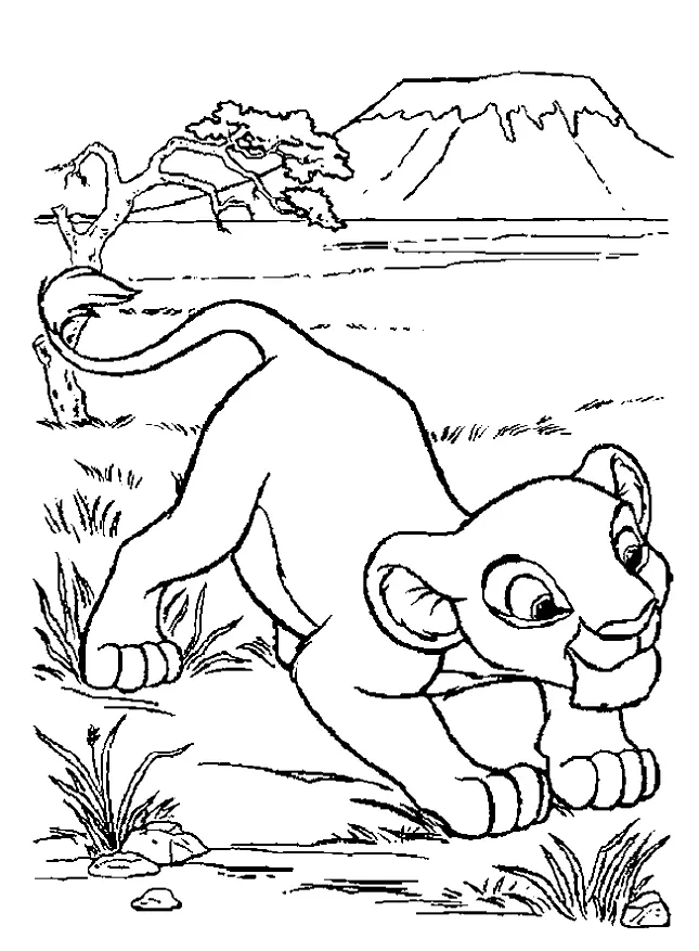 Simba Ausmalbilder 13
