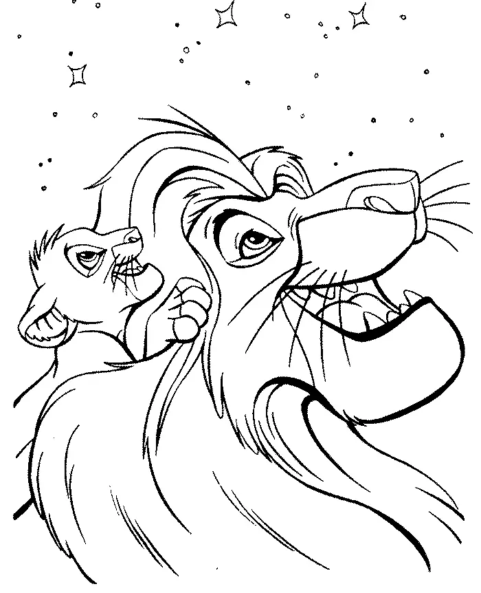 Simba Ausmalbilder 15