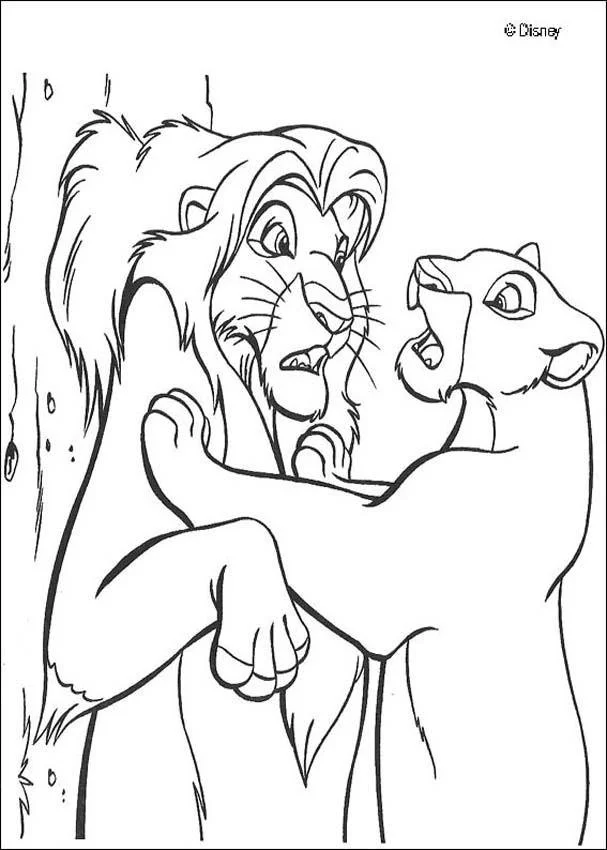 Desenhos de Simba Para Colorir 4