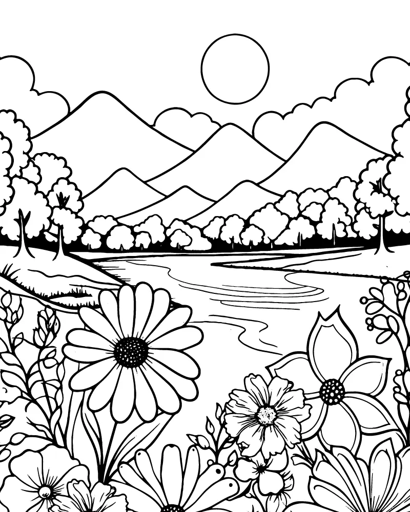 Adultos Simples para Colorir 10