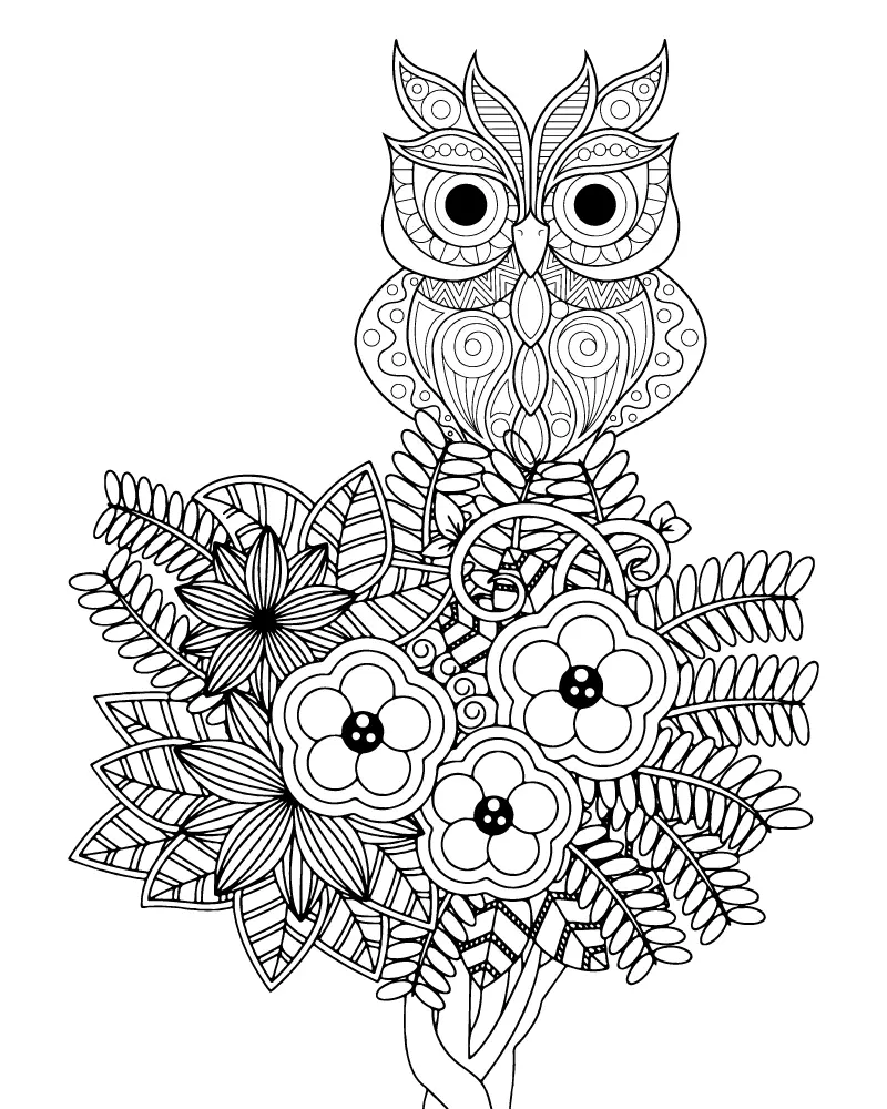 Simple Adult Coloring Pages 15
