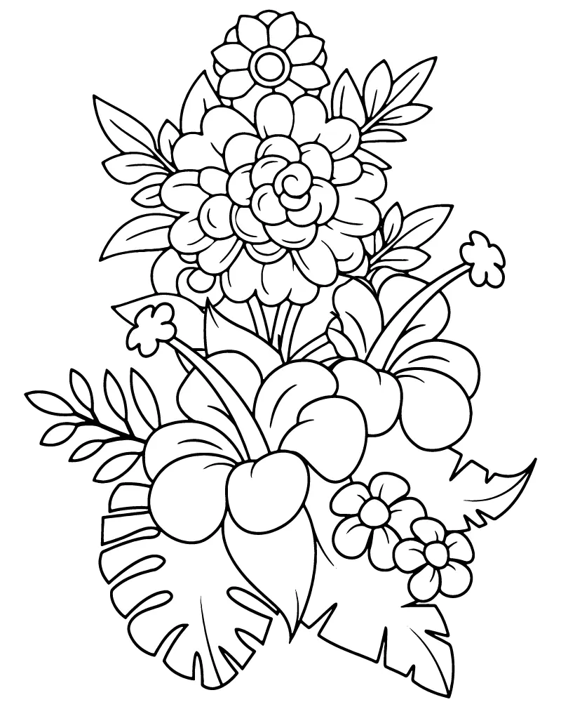 Adultos Simples para Colorir 3