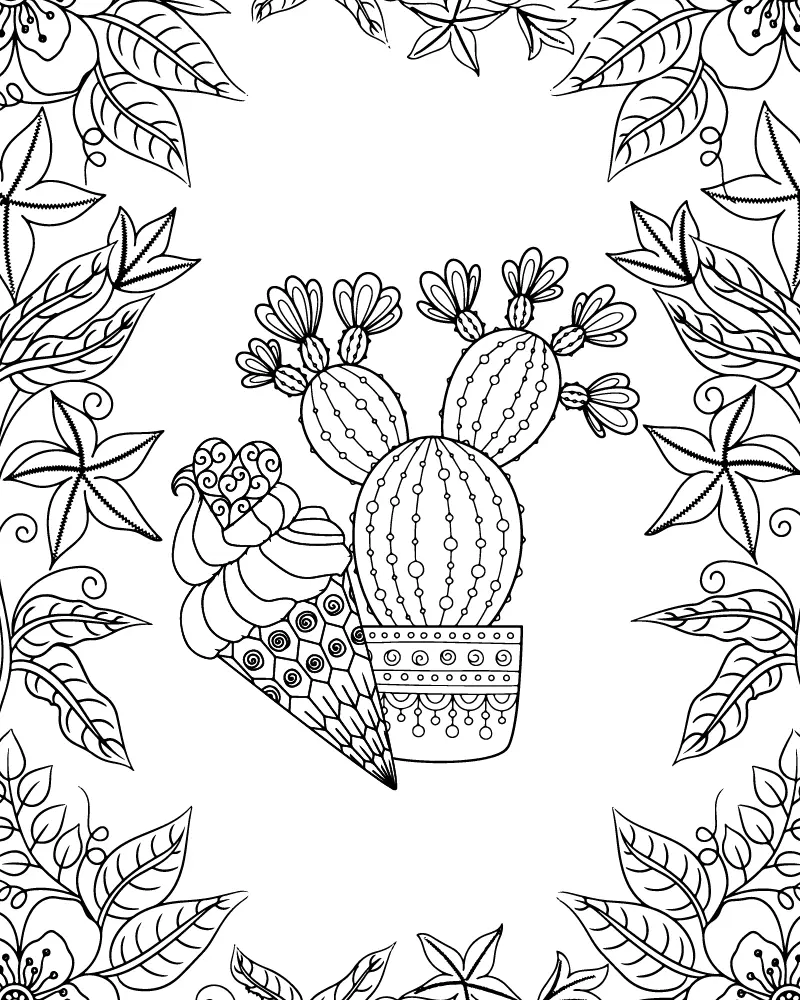 Simple Adult Coloring Pages 4