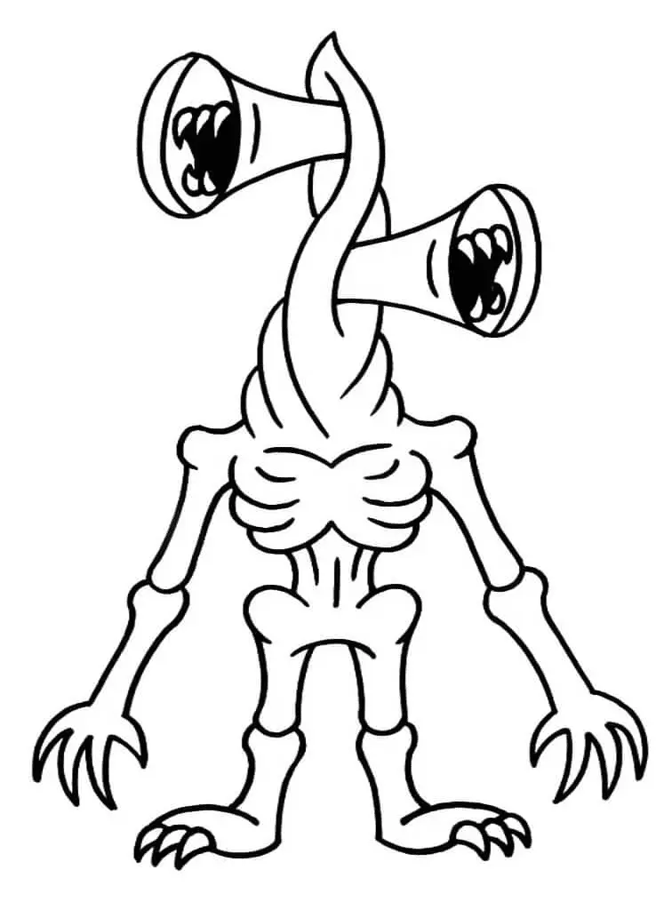 Siren Head Para Colorear 11