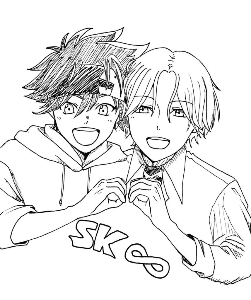 Desenhos de SK8 the Infinity Para Colorir 5