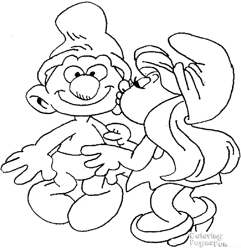 Smurfs Coloring Pages 33