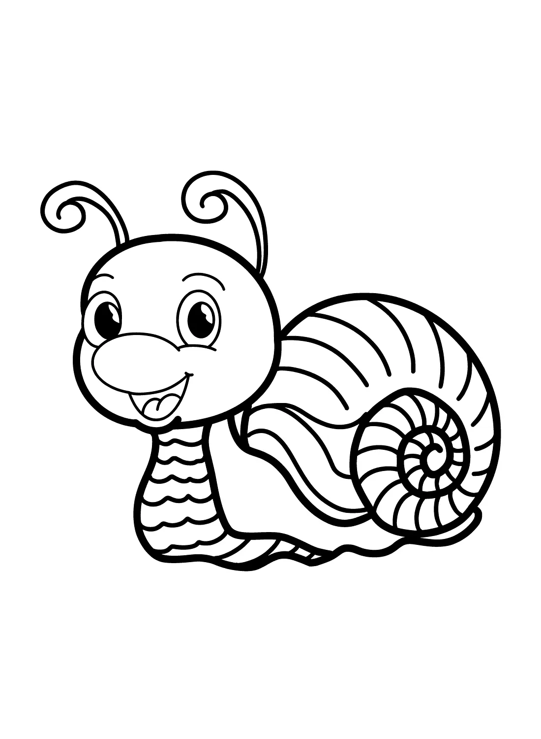 Snail Coloring Pages 13