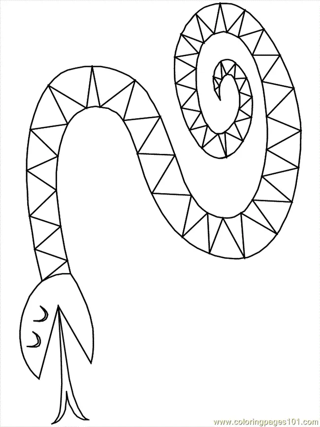 Desenhos de Cobra Para Colorir 76