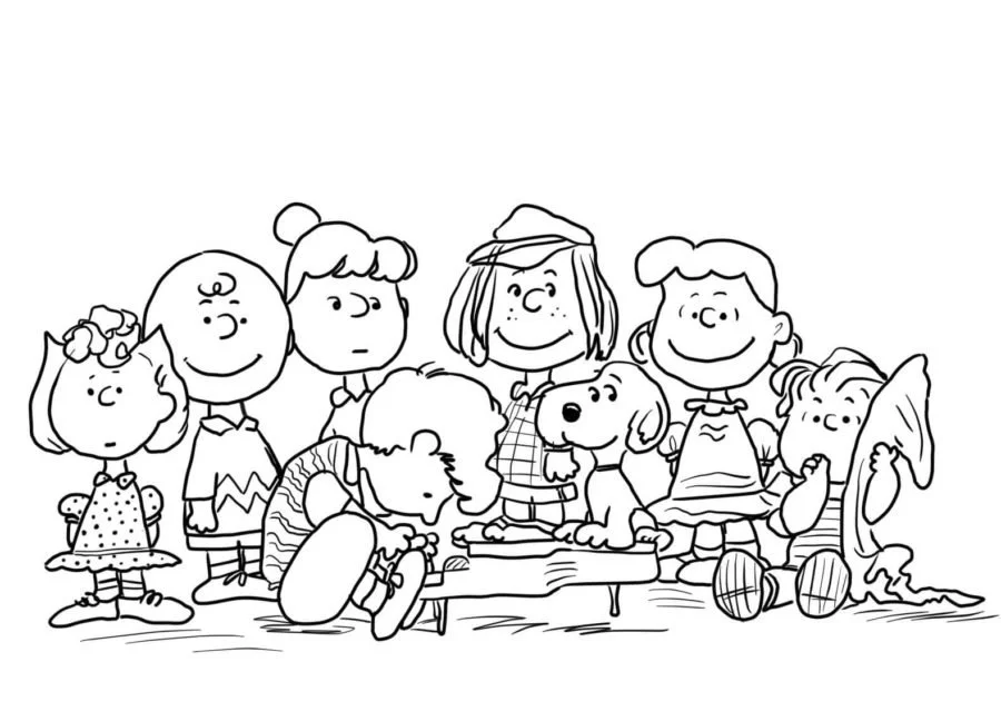 Desenhos de Snoopy Para Colorir 68