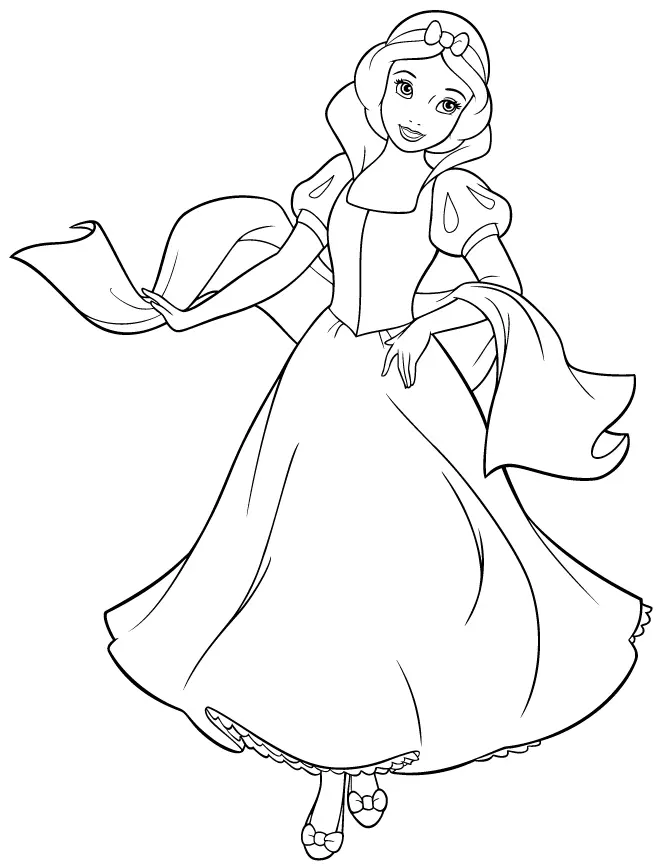 Snow White Coloring Pages 4