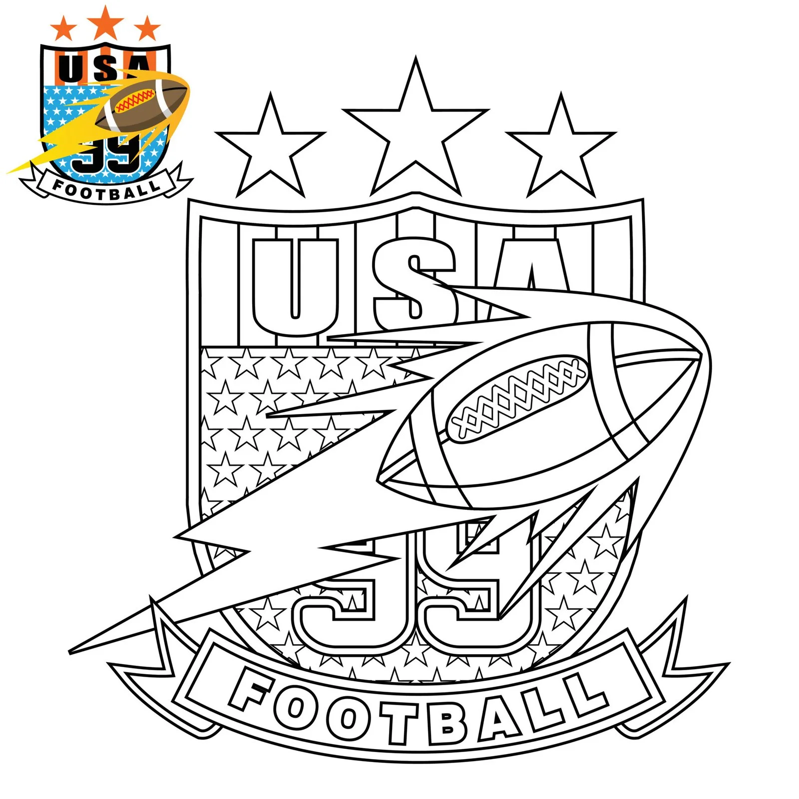 Desenhos de Logotipos de Futebol Para Colorir 29