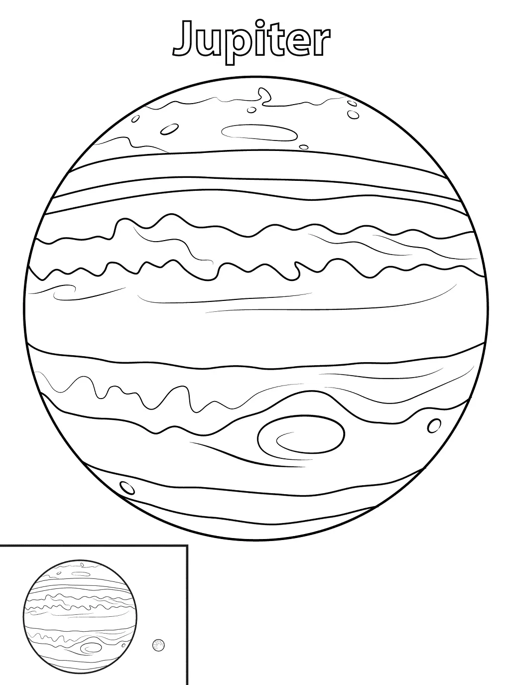 Desenhos de Sistema Solar Para Colorir 14