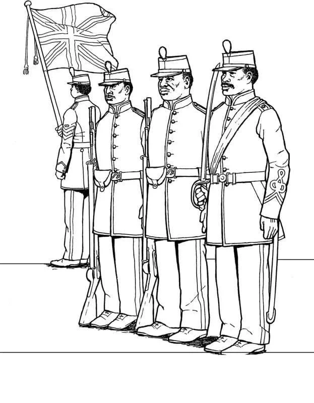 Soldados Para Colorear 65