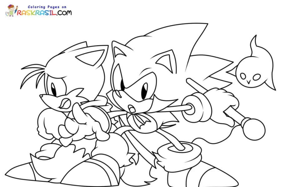 Sonic Halloween Ausmalbilder 7