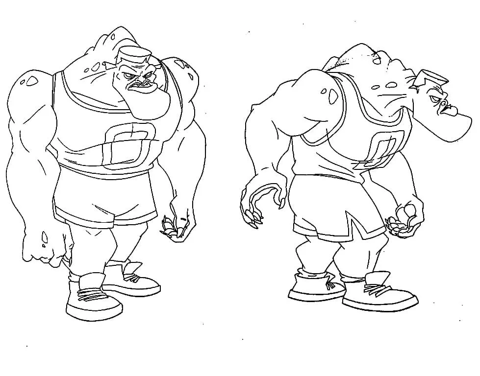 Space Jam Ausmalbilder 23