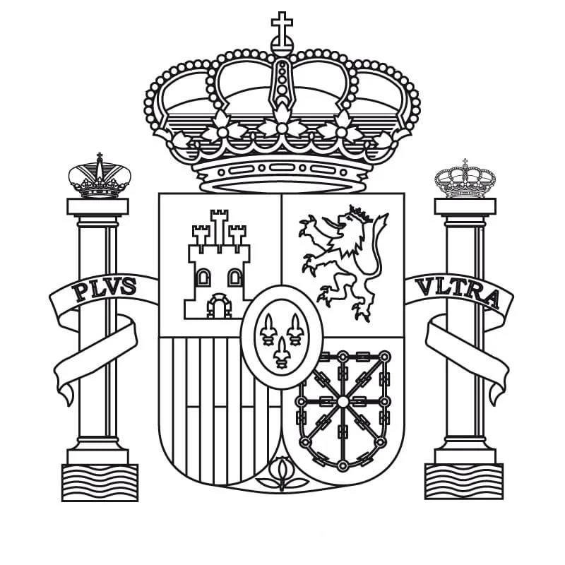 Desenhos de Espanha Para Colorir 14