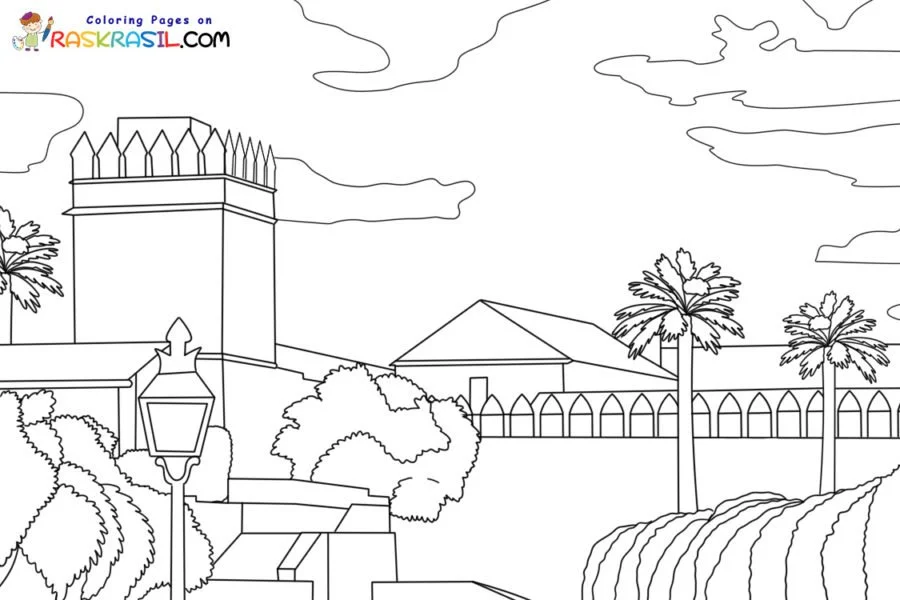 Desenhos de Espanha Para Colorir 25