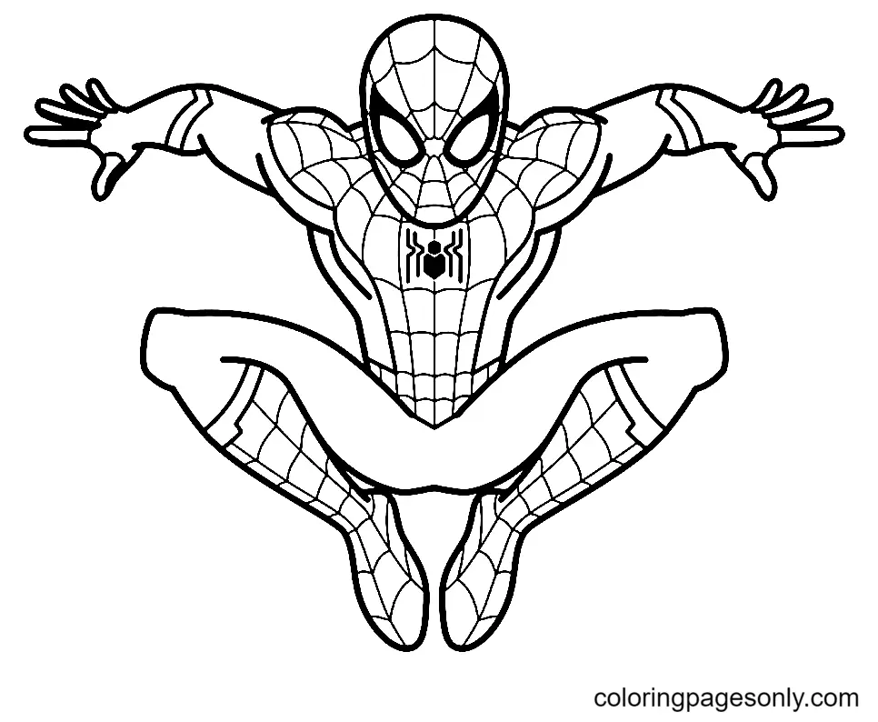 Desenhos de Spider Man No Way Home Para Colorir 1